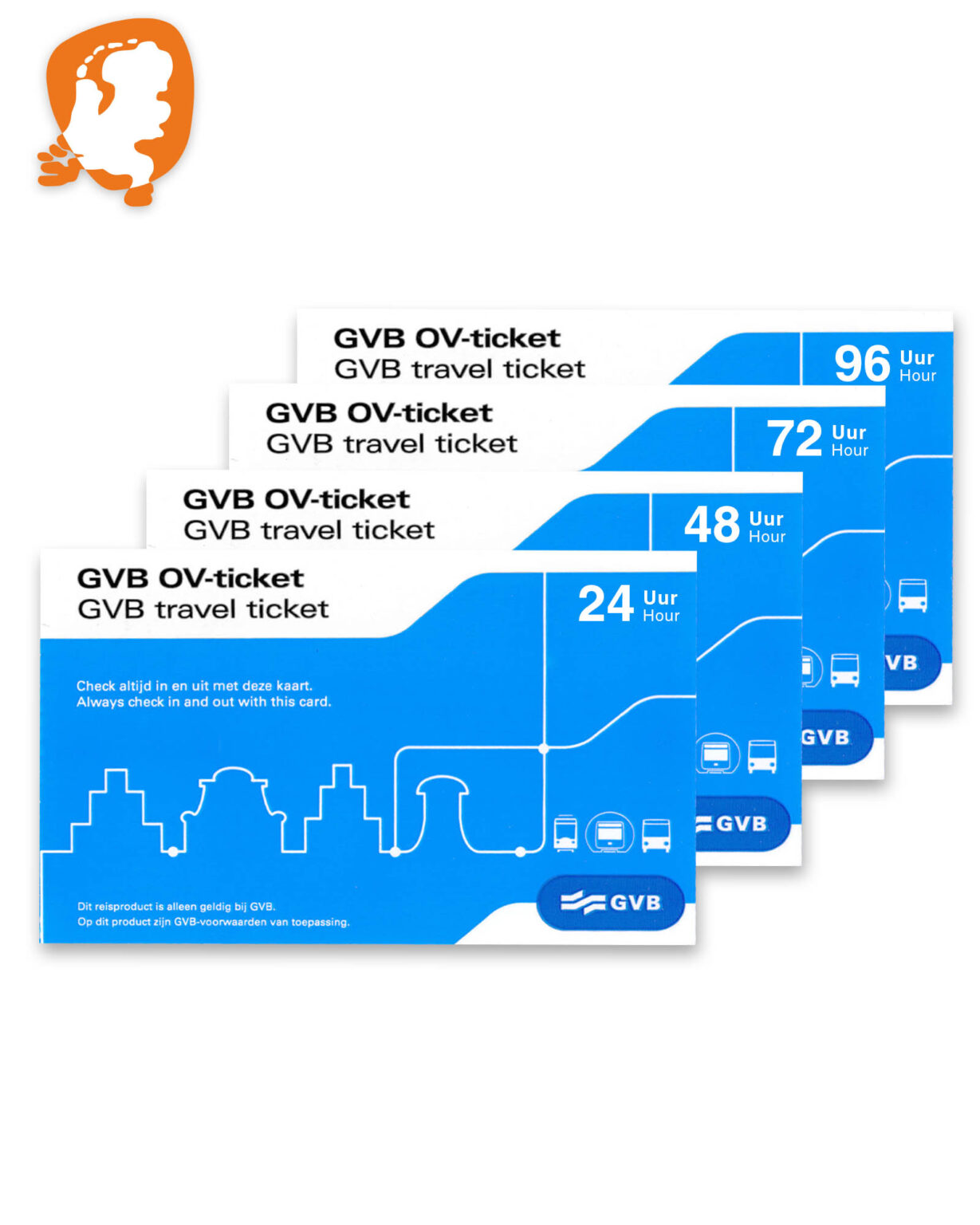 gvb amsterdam region travel ticket