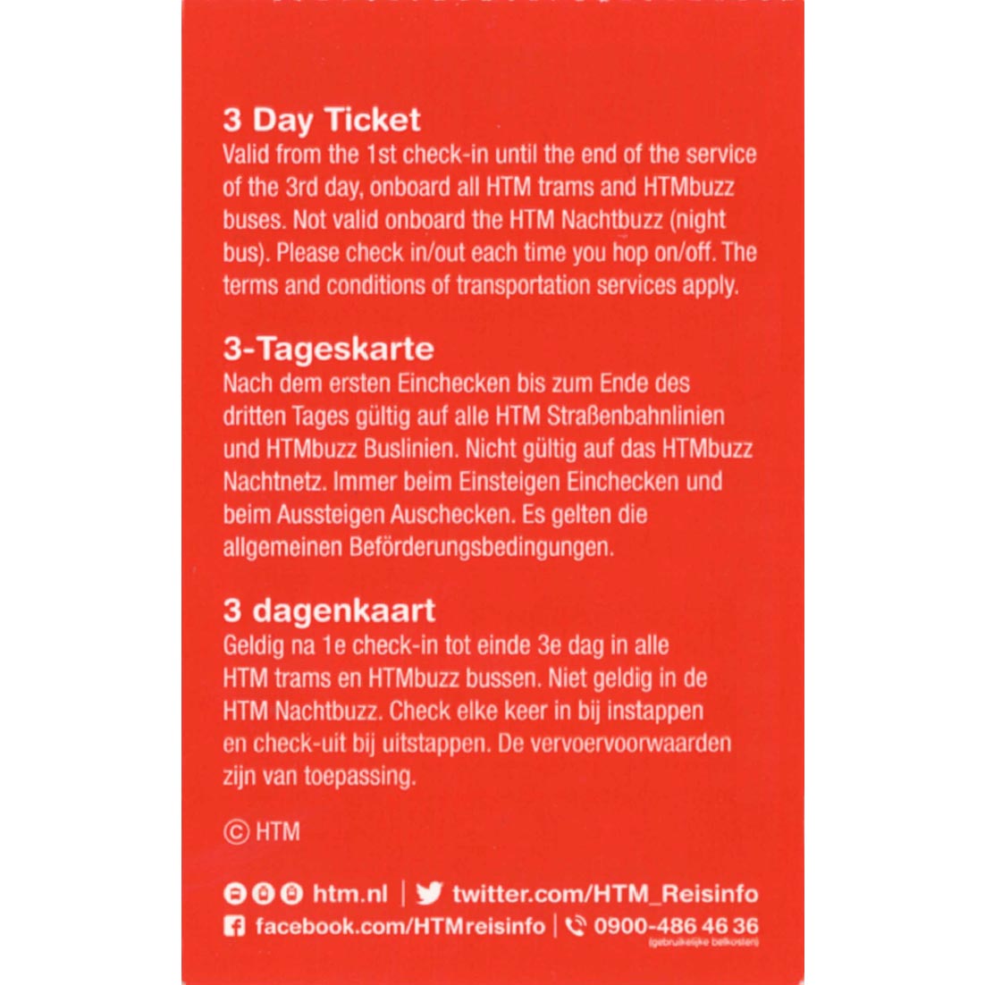 the hague travel ticket