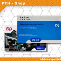 2x1-Hour transport ticket Amsterdam