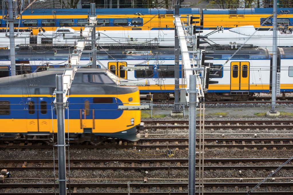 NS Trein in Amsterdam